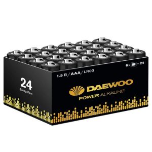 Элемент питания алкалиновый AAA/LR03 1.5В Power Alkaline Pack-24 (уп.24шт) DAEWOO 5042117