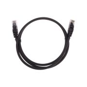 Патч-корд U/UTP CAT 6 RJ45-RJ45 26AWG LSZH черн. 1м Rexant 02-0292-1