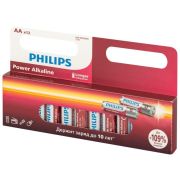 Элемент питания алкалиновый AA/LR6 1.5В Power (блист. 12шт) Philips Б0064661