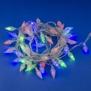 Гирлянда LED «Шишки-1» ULD-S0500-050/DTA MULTI IP20 PINE CONES-1 5м 50 диодов разноцвет. свет провод прозр. Uniel UL-00007194