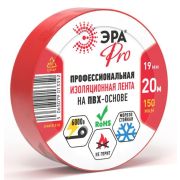 Изолента ПВХ 19ммх20м PRO150RED ПВХ 150мкм проф. красн. Эра Б0057292