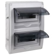 Щиток отркрытая проводка на 20 модулей с 2 вертик.дверцами 390х302х120мм IP65 УХЛ1 Ruvinil 69020