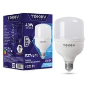 Лампа светодиодная 40Вт HP 6500К Е40/Е27 176-264В TOKOV ELECTRIC TKE-HP-E40/E27-40-6.5K