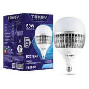 Лампа светодиодная 80Вт HP 6500К Е40/Е27 176-264В TOKOV ELECTRIC TKE-HP-E40/E27-80-6.5K