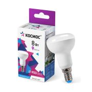 Лампа светодиодная R50 8Вт 6500К E14 220В КОСМОС Lksm_LED8wR50E1465