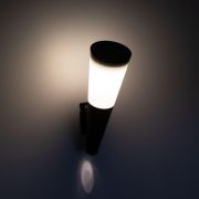 Светильник светодиодный ERAFS012-09 «Факел» 1LED RGB уличный настенный на солнечн. батарее Эра Б0057596