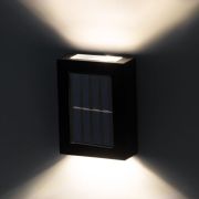 Светильник светодиодный ERAFS024-02 «Практик» 2LED 7х3х10см уличный настенный на солнечн. батарее Эра Б0057592
